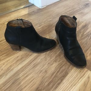 Madewell black leather Billie boot size 8